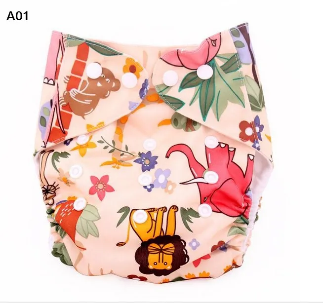 Детские полиэфирные моющиеся тканевые подгузники детские с карманами