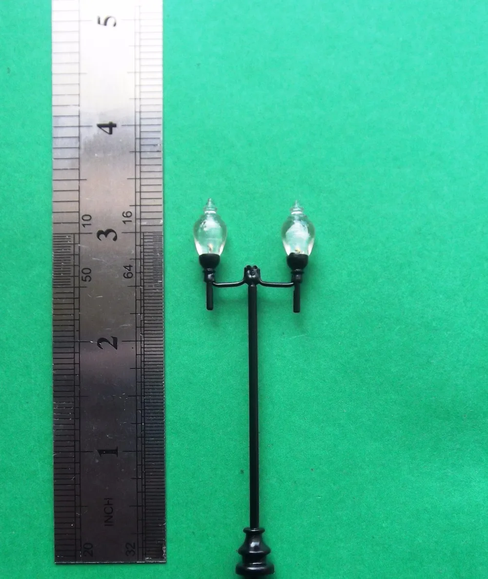 DB1 HO 4 шт. масштабная модель железнодорожные уличные светодиодные лампы/Фонари