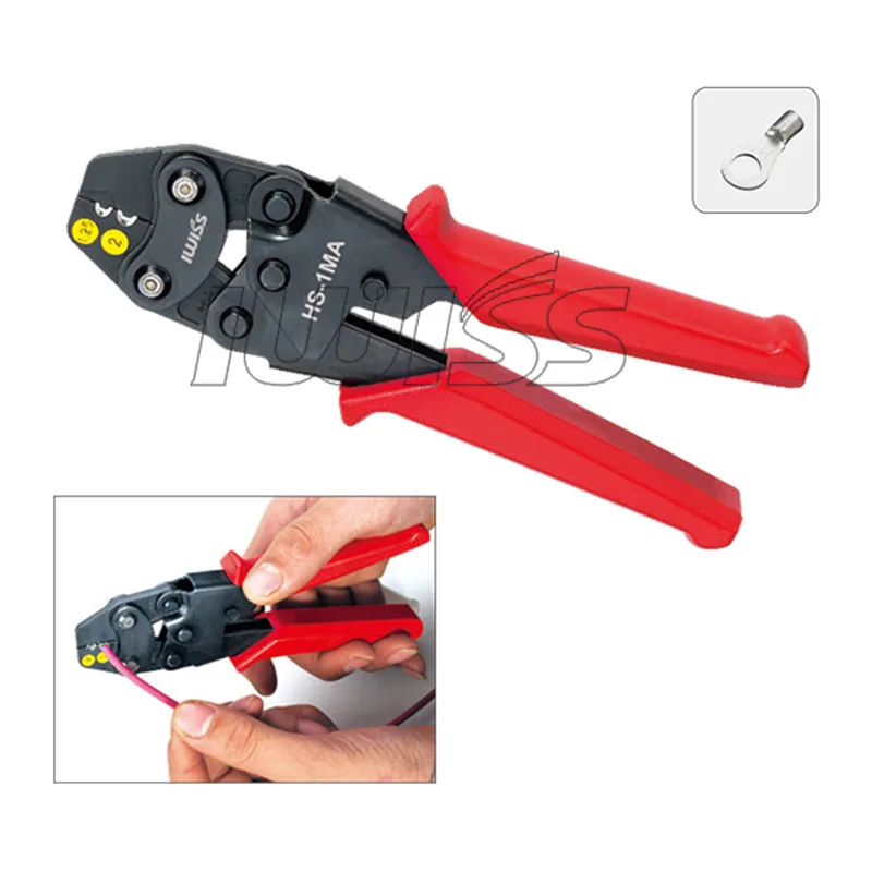 IWISS HS-1MA энергосберегающие обжимные плоскогубцы инструменты 1 25-2.5mm2 | Инструменты