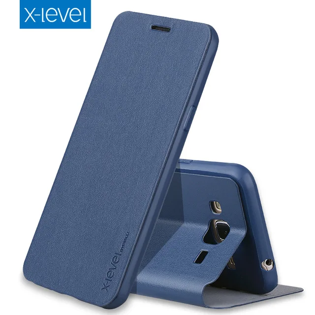 X Level Роскошный деловой PU кожаный чехол для Samsung Galaxy J3 2016 j320 флип j3 6/J320F/J320A/J320H Чехлы
