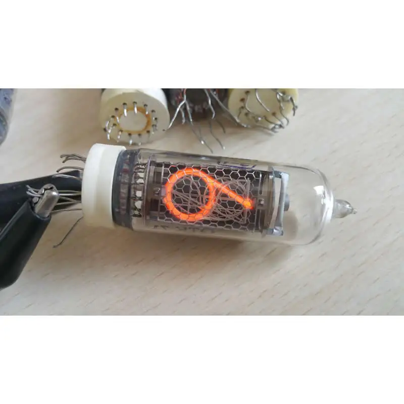 IN14 русский лампа накаливания nixie in14 б/у трубка в основном новая|tube nixie|nixie tube |
