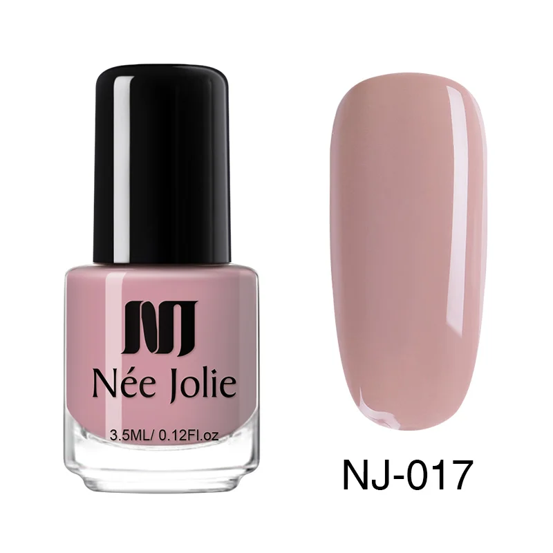 NEE JOLIE чистые цвета лак для дизайна ногтей лак для маникюра украшение для ногтей NJ-013 NJ-024 - Цвет: NJ-017