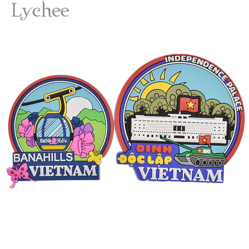 Магнит для холодильника Lychee Life вьетнамский ландшафт креативные резиновые