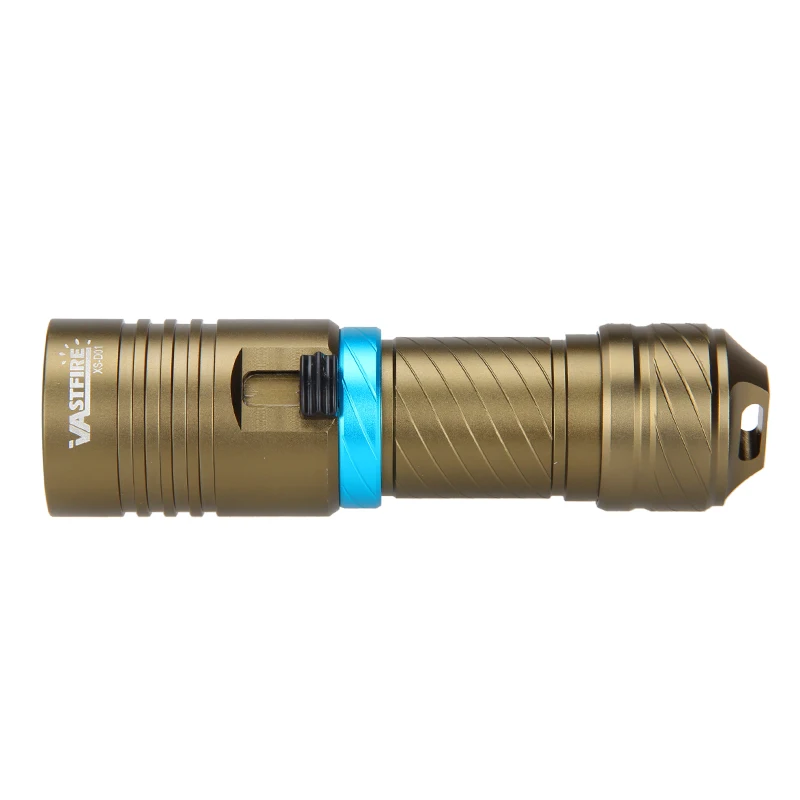 Водонепроницаемый светодиодный фонарик T6 для дайвинга с аквалангом 18650 лм