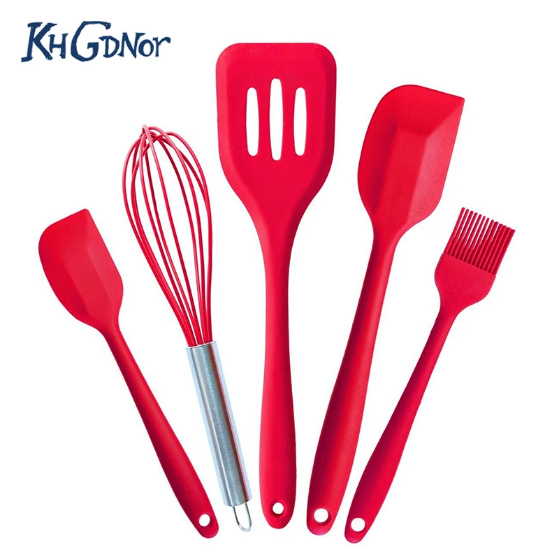 5 шт. силиконовый набор для выпечки щетка яиц лопатка лопаток инструменты
