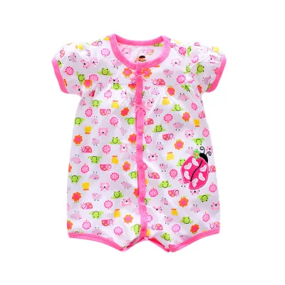 04 KiDaDndy детские комбинезоны 3 шт. От 0 до 1 года мягкие и удобные хлопковые детские комбинезоны летние LXM132 - Цвет: 04
