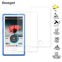 besegad 2pcs ultra thin 2 5d anti scratch high definition tempered glass screen protector film for apple ipod nano 7 8 gadgets