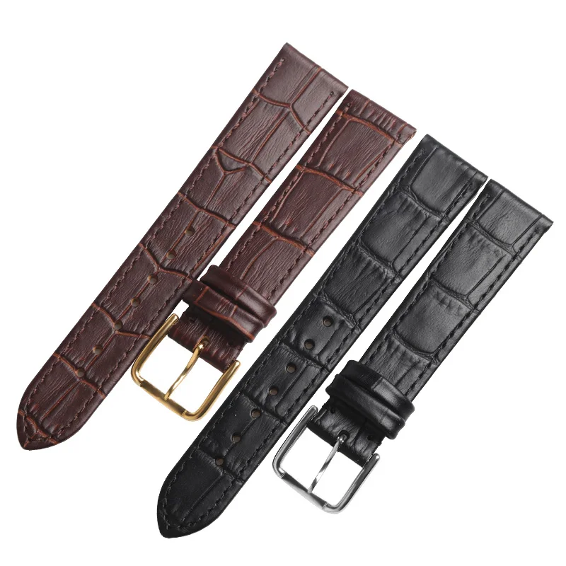 Ремешок WENTULA для tissot T52 из телячьей кожи мужской браслет натуральной воловьей