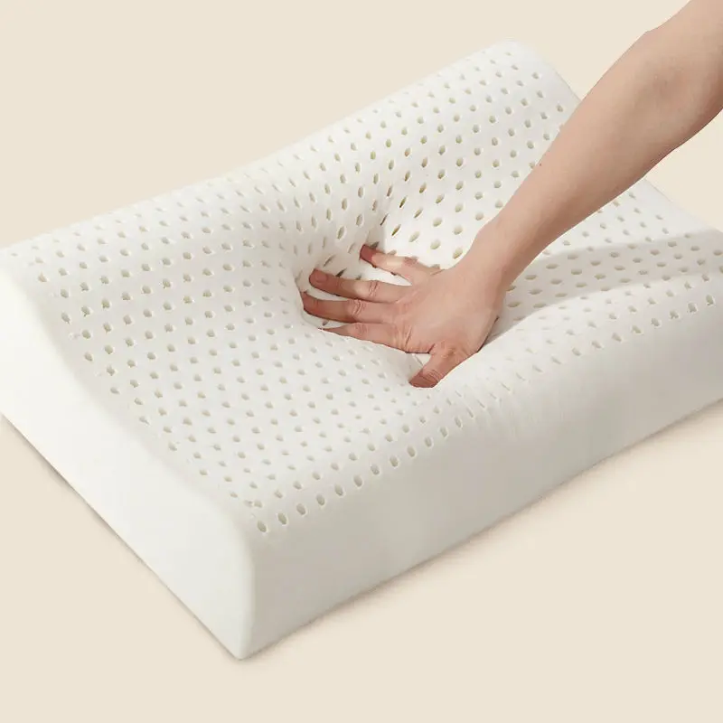 Thailand Natural Latex Pillow Neck Massage Health Supplies Sleep Aid Pillows Improve Sub-health For Adults And Children | Дом и сад
