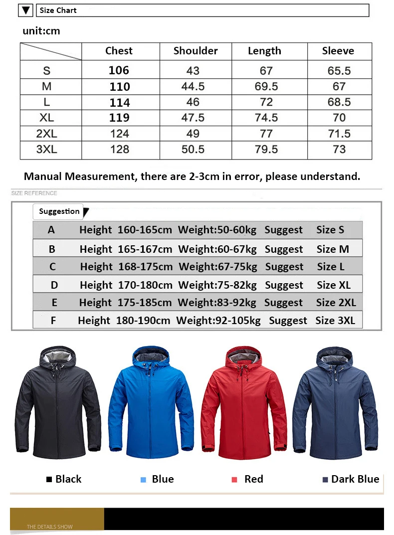 Custom Logo Design Printed Men's Hoodies Waterproof Slim Fit Hooded Autumn Sweatshirt Jacket Long Sleeve Custom Coat S-3XL