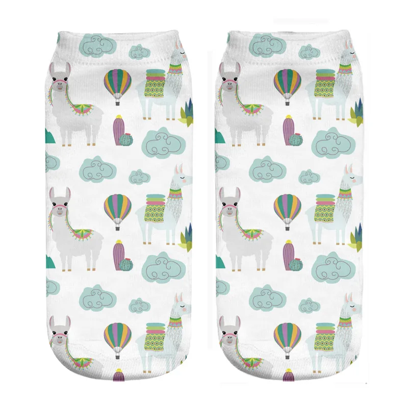 Детские носки для девочек и мальчиков бегущая цыпленка из мультфильма Альпака