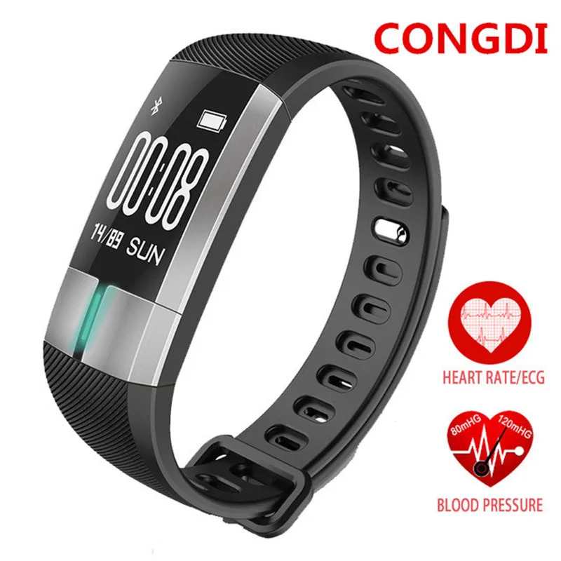 Смарт-часы с фитнес-браслетом condir20 ECG в режиме реального времени для контроля