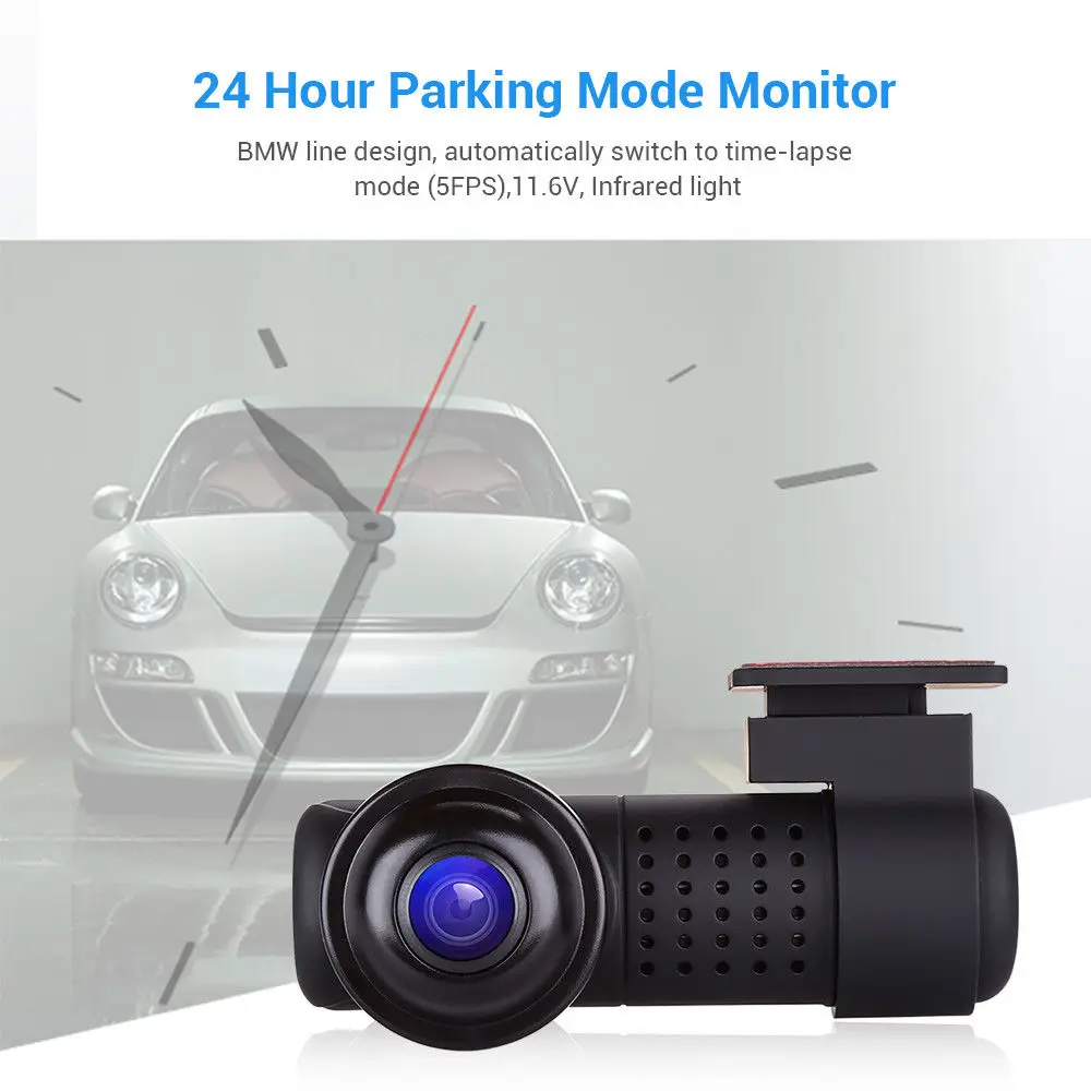 Blueskysea видеорегистратор 360 градусов панорамный Автомобильный HD DVR ночное видение