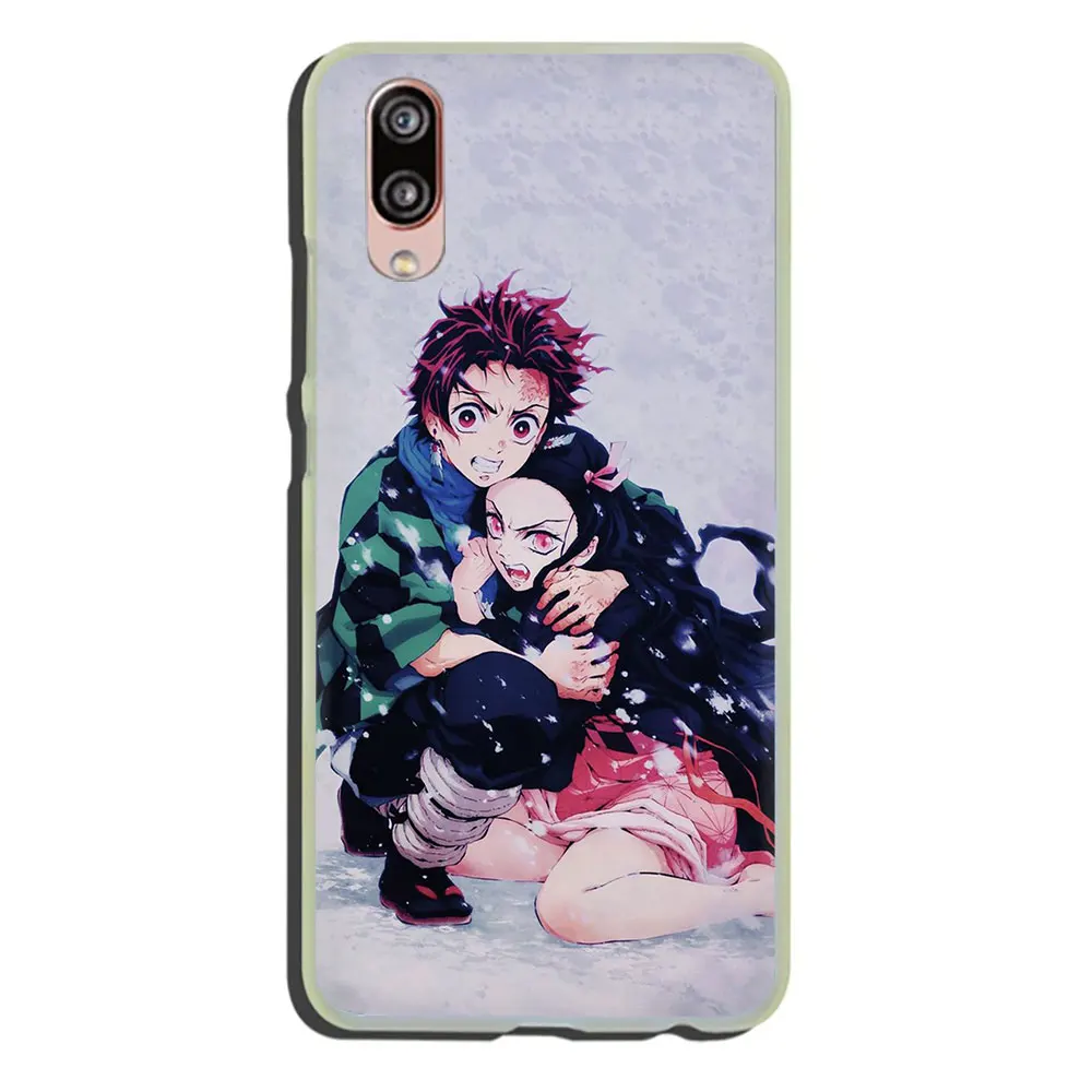H8 Аниме Demon Slayer Kimetsu no Yaiba жесткий чехол для телефона huawei P30 P20 P8 P9 P10 Plus Lite Mini Pro smart - Цвет: H8