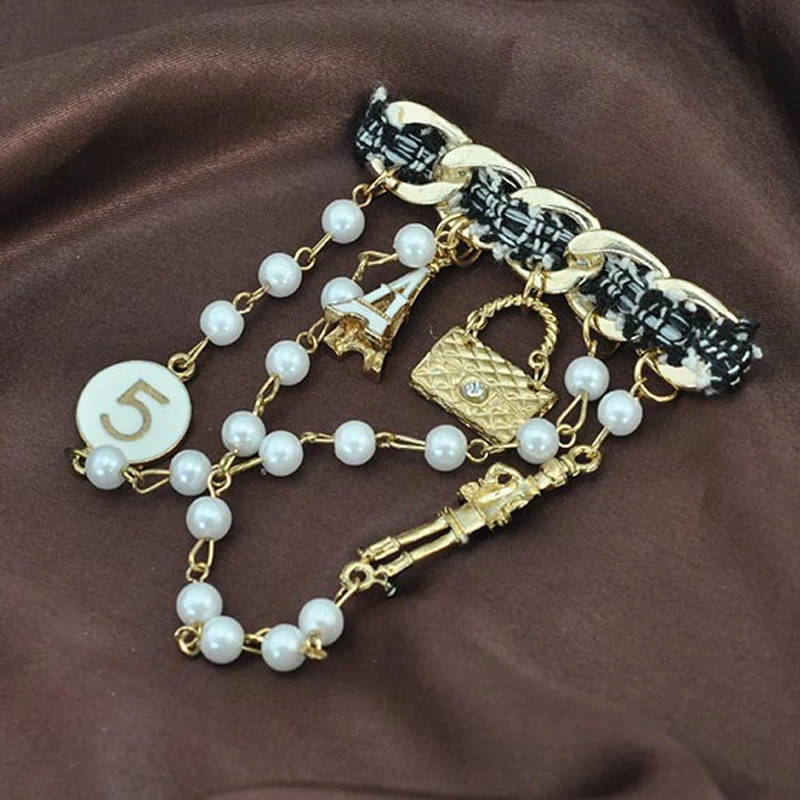 Роскошный бренд CC Broche модные украшения 5 цифр подвесные броши брошь кисточка с