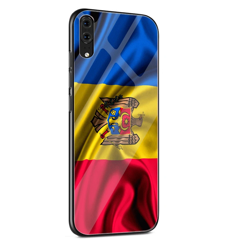 Desxz стеклянный чехол для телефона Huawei Mate Honor 8X 9 10 7A 20 P30 P20 P10 Lite Pro P Smart Cover Флаг
