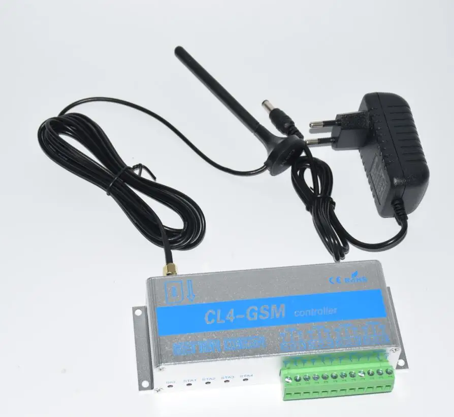 long antenna GSM Открыватель ворот 4 канала GSM беспроводной мобильный телефон пульт дистанционного управления переключатель управления Лер реле Интеллектуальный переключатель - Цвет: long antenna