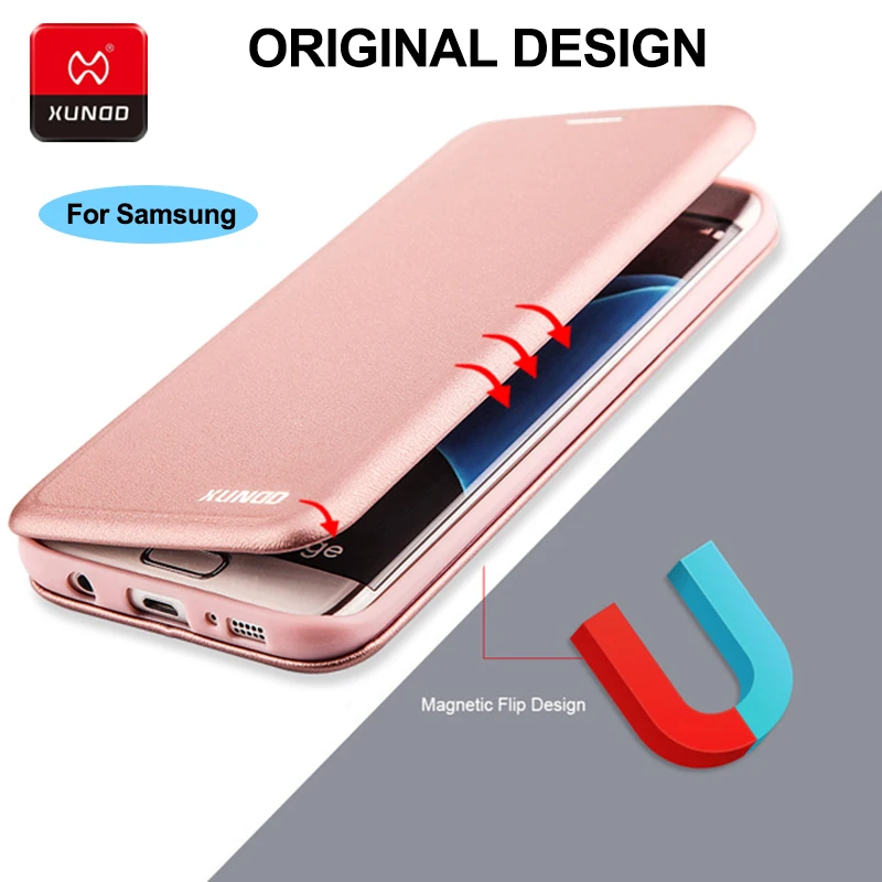 Роскошный кожаный чехол для samsung Galaxy Note 8 9 S8 Plus S7 Edge противоударный 360 полная