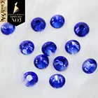 Хит продаж, сапфировые женские сумки для обуви с кристаллами и стразами, стразы с плоской задней стороной для свадебных платьев