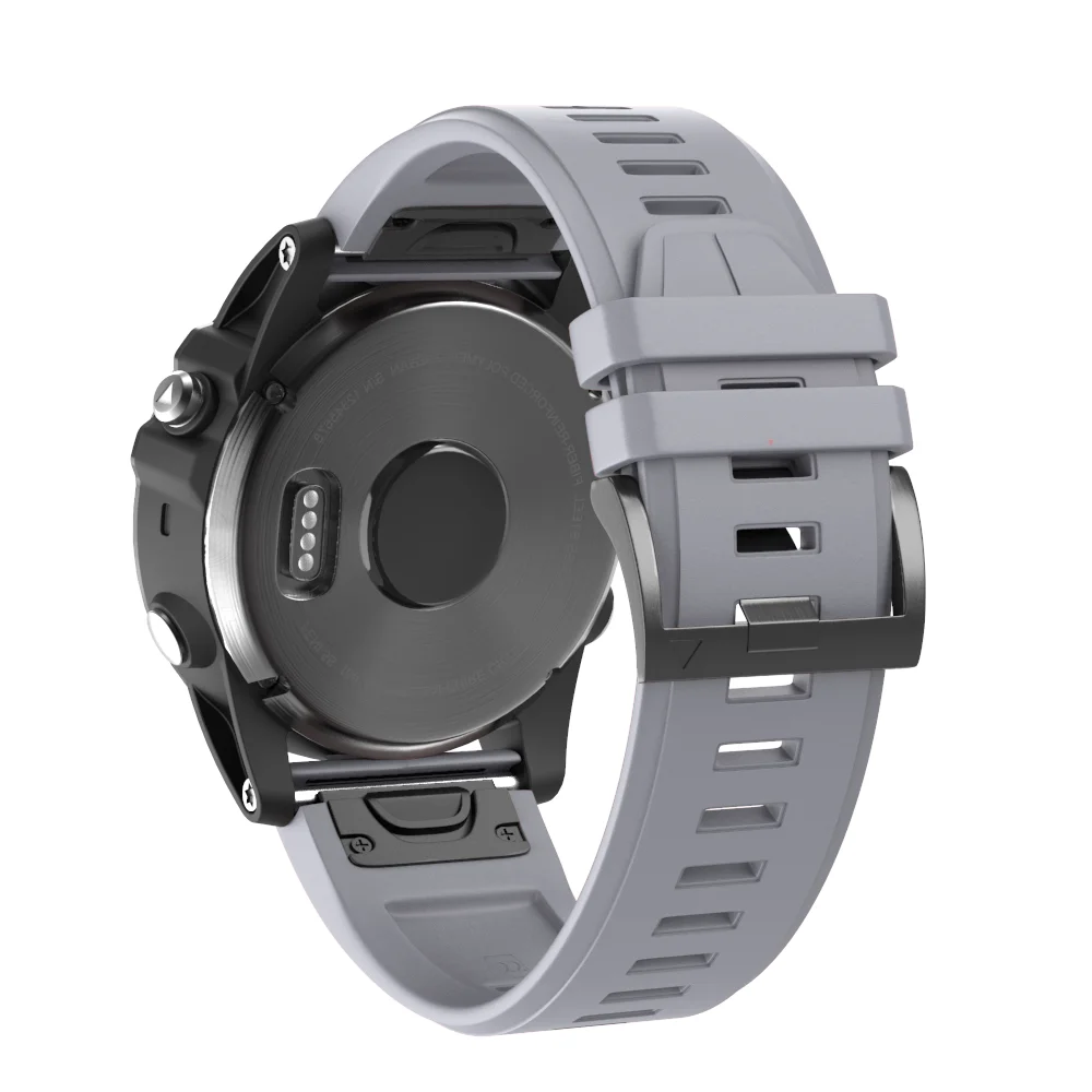 22 мм силиконовый спортивный ремешок для часов Garmin Fenix 5, ремешок для часов, спортивные Смарт-часы Tabby, Сменный ремень, ремешок