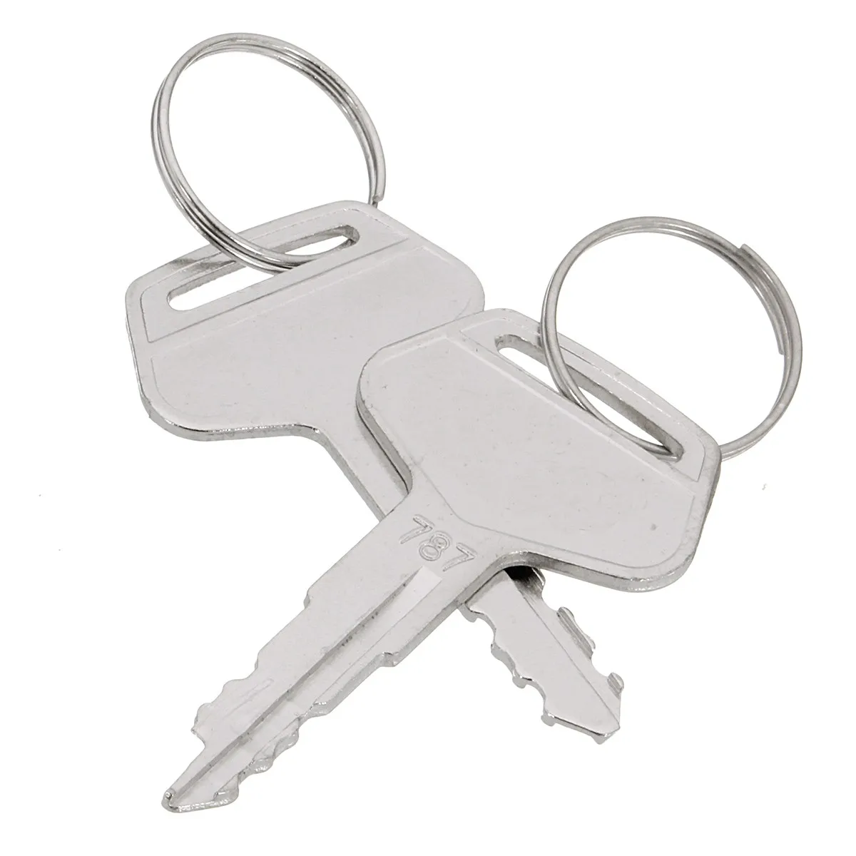 2 шт. серебряные ключи зажигания 787 для экскаватора Komatsu|key for|key keykey silver |