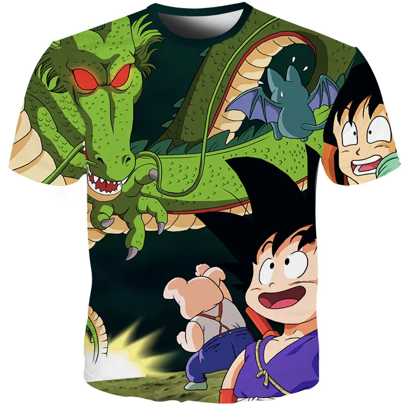 pattern 17 YOUTHUP Летние футболки мужские с принтом аниме Dragon Ball 3D футболка Oogway Tees Master Roshi Мужская футболка уличная одежда размера плюс - Цвет: pattern 17