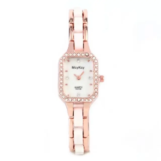 2017 брендовые роскошные золотые часы с кристаллами женские модные кварцевые