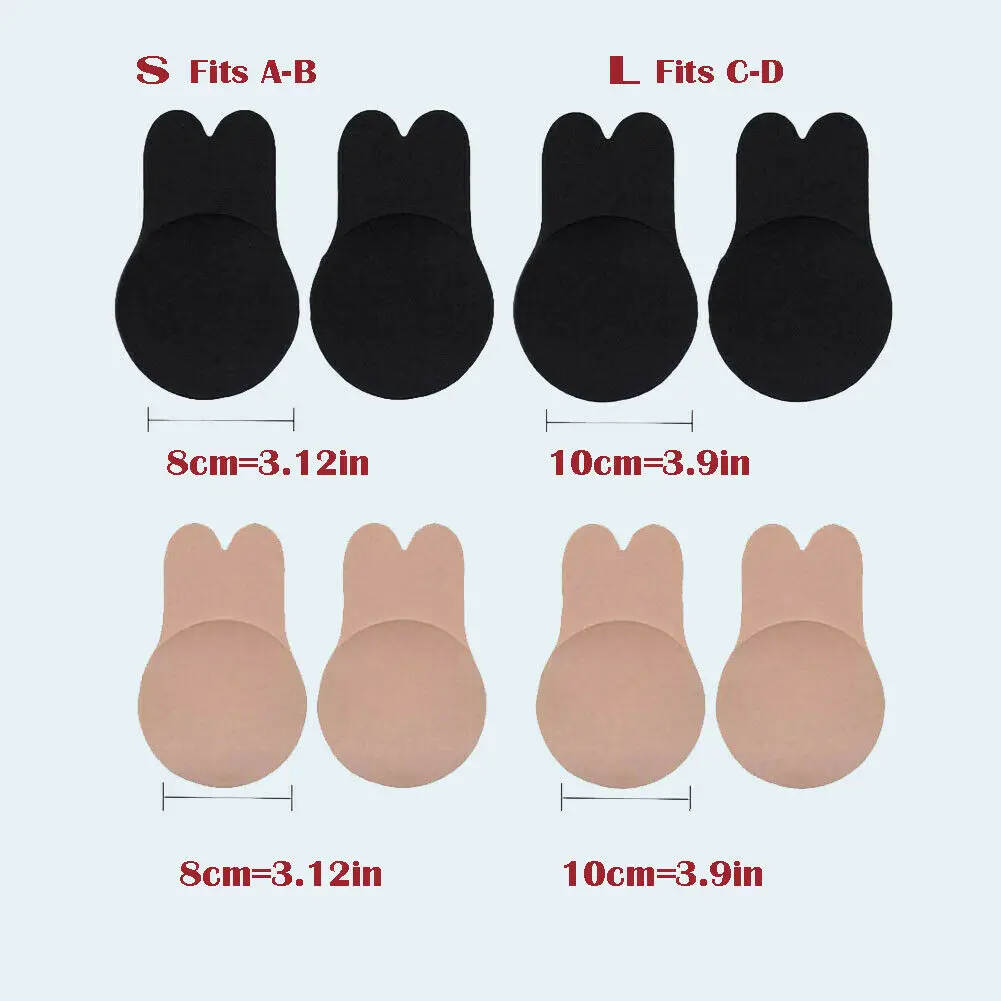 1 пара Женский силиконовый бюстгальтер невидимый пуш ап сексуальный лифчик без