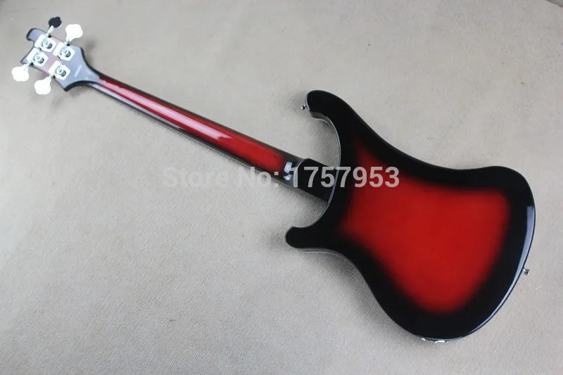 Изготовленная на заказ гитарная фабрика высшего качества черная 4 струны 4003 Рик