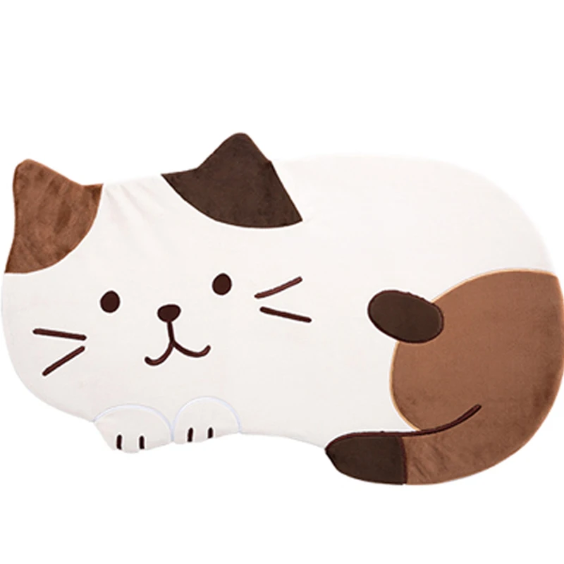

Cute Cat Bathroom Mat Washable Kitchen Rug Bath Floor Mat Carpet Bathroom Products Rug Large Doormat 100*59cm Anti-Slip Tapete