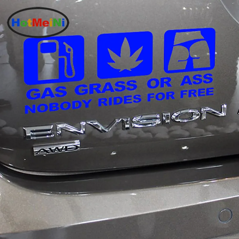 HotMeiNi 16*7 5 см автомобильный Стайлинг GASS GRASS ASS JDM забавная Автомобильная Наклейка