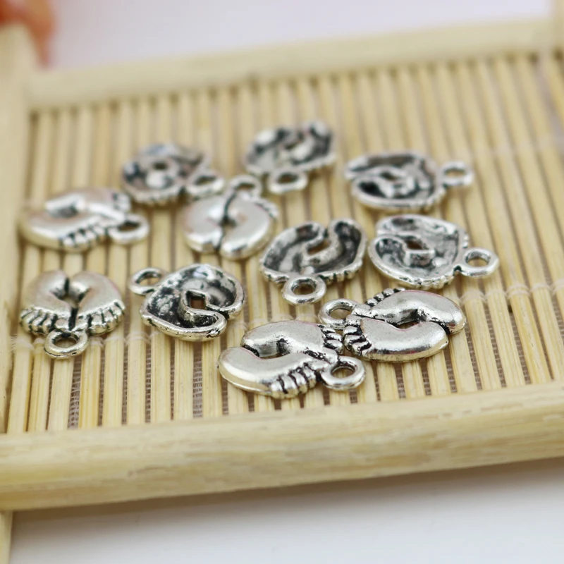 Высококачественные металлические подвески 10*13 мм из цинкового сплава 50 шт.