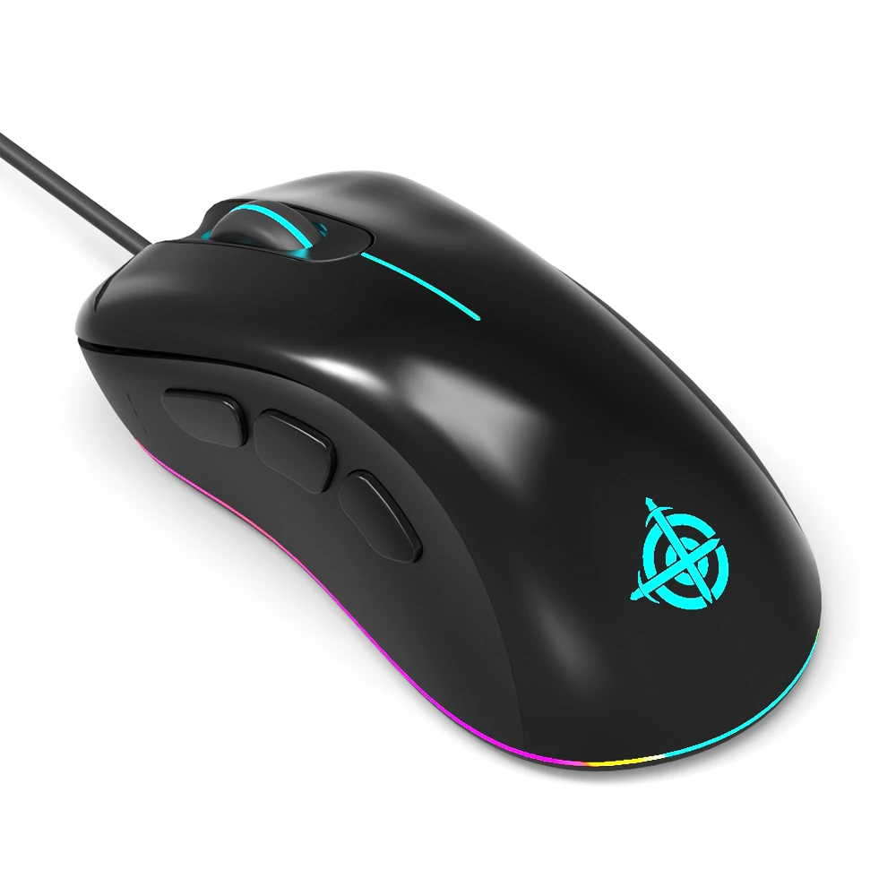 MAGIC-REFINER MG10 мышь Проводная игровая USB RGB свет профессиональная 12400 точек/дюйм