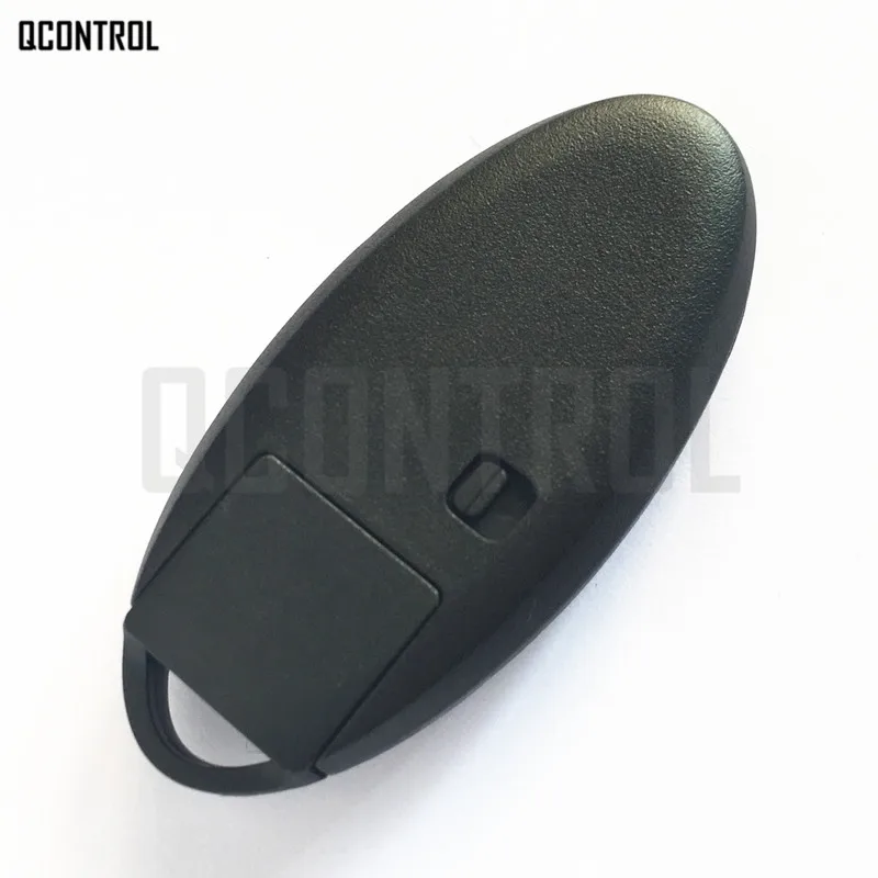 QCONTROL Интеллектуальный Автомобильный ключ дистанционного управления, пригодный для NISSAN Qashqai X-Trail бесключевого входа контроллер для непрерывной работы 433,92 МГц