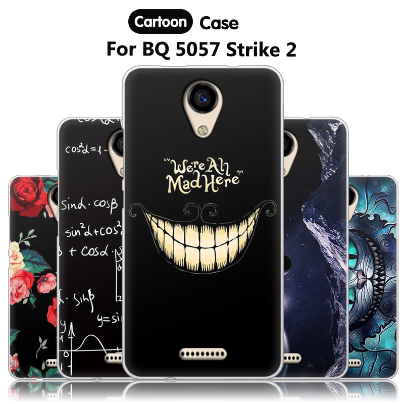 JURCHEN чехол для телефона для BQ 5057 Strike 2 чехол силиконовый мультяшный 3D чехол Чехол для BQ BQ-5057 Strike 2 задняя крышка роскошный модный