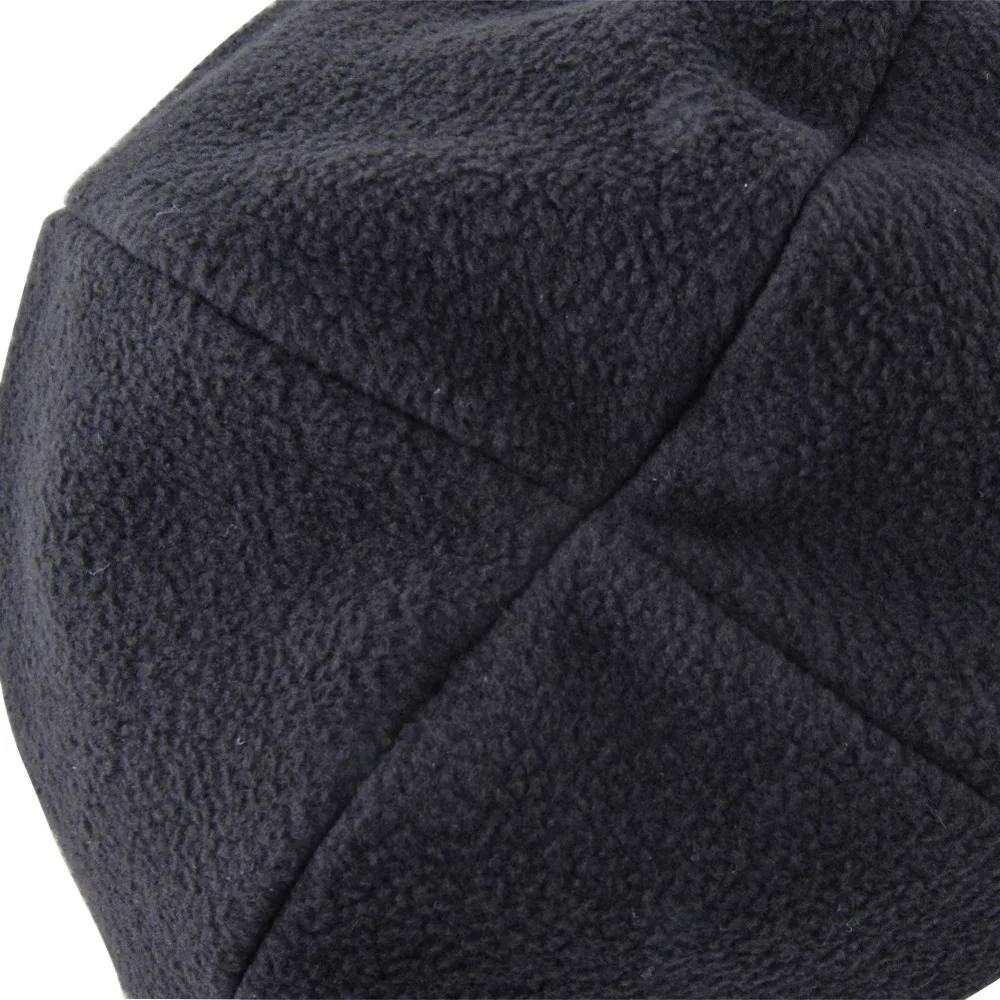 Skullies Beanie Мужская зимняя Осенняя вязаная шляпа теплая флисовая подкладка