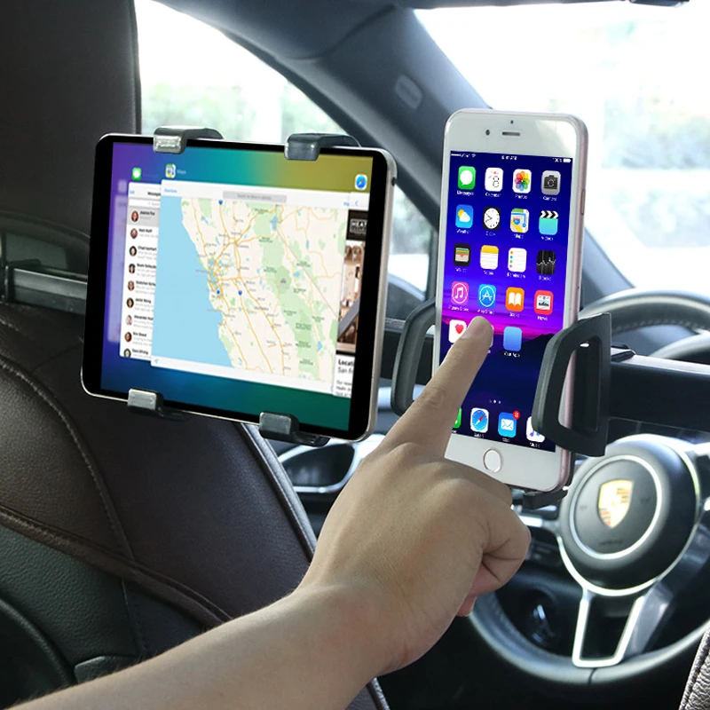 2 в 1 автомобильный держатель для заднего сиденья|car back holder|mobile phone holder autophone seat |