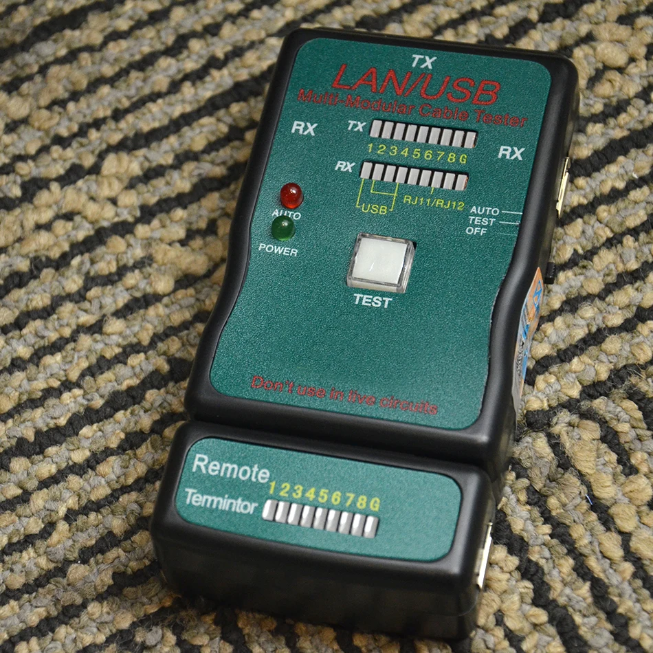 USB-тестер для сетей RJ45 Cat5 RJ11 | Инструменты