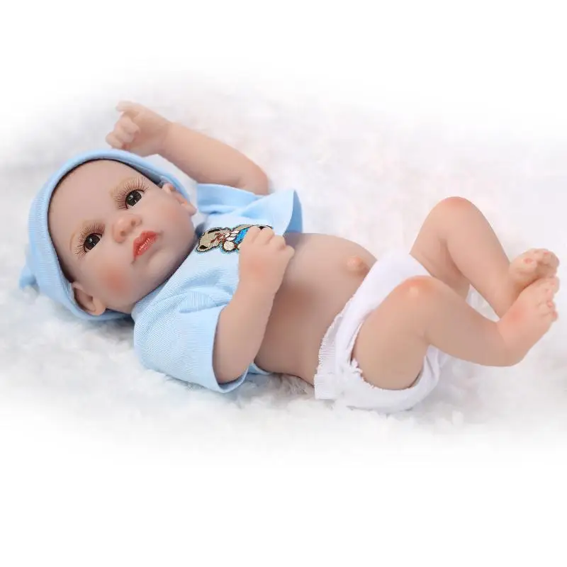 Кукла реборн силиконовая 27 см 11 дюймов|mini reborn|reborn full siliconedoll soft |