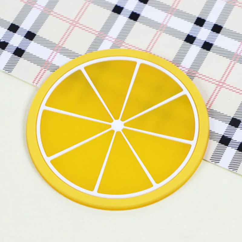 Colourful Table Mat Silicone Dining Cup Mats Creative Non-slip Kitchen Accessories Cups Heat Insulation Teacup Cushion | Дом и сад