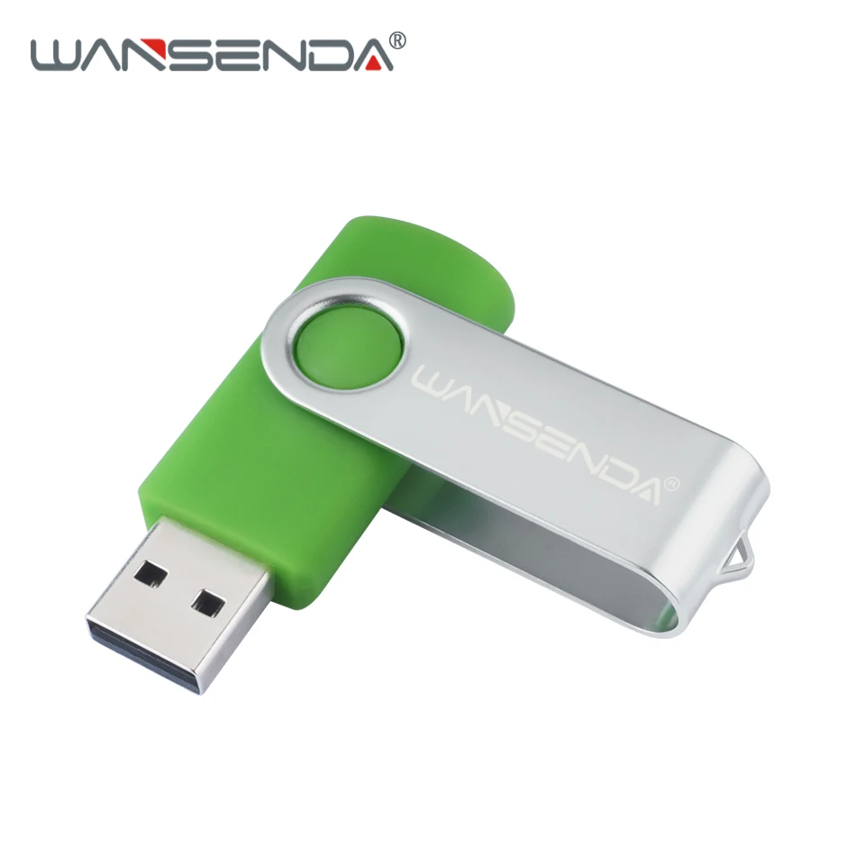 WANSENDA металлический USB флеш накопитель 4 ГБ 8 16 32 64 128 ГБ|USB флэш-накопители| |