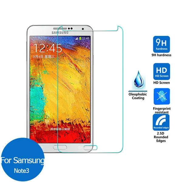 Закаленное стекло для Samsung Galaxy Note 2 шт. Защита экрана Gt N 7100 900 910 920 SM N900 N9005 N920 N910