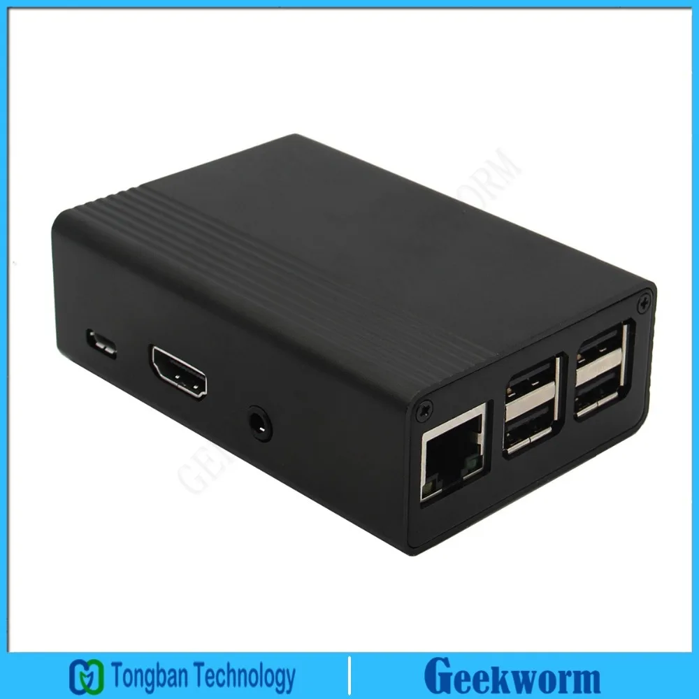 Raspberry Pi 3 Model B Plus металлический чехол/чехол из алюминиевого сплава, корпус Raspberry Pi 3 B+/3B