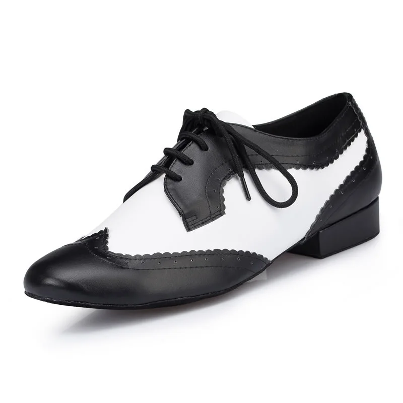 Мужские кроссовки обувь для латинских танцев кожаная спортивная Мужская с