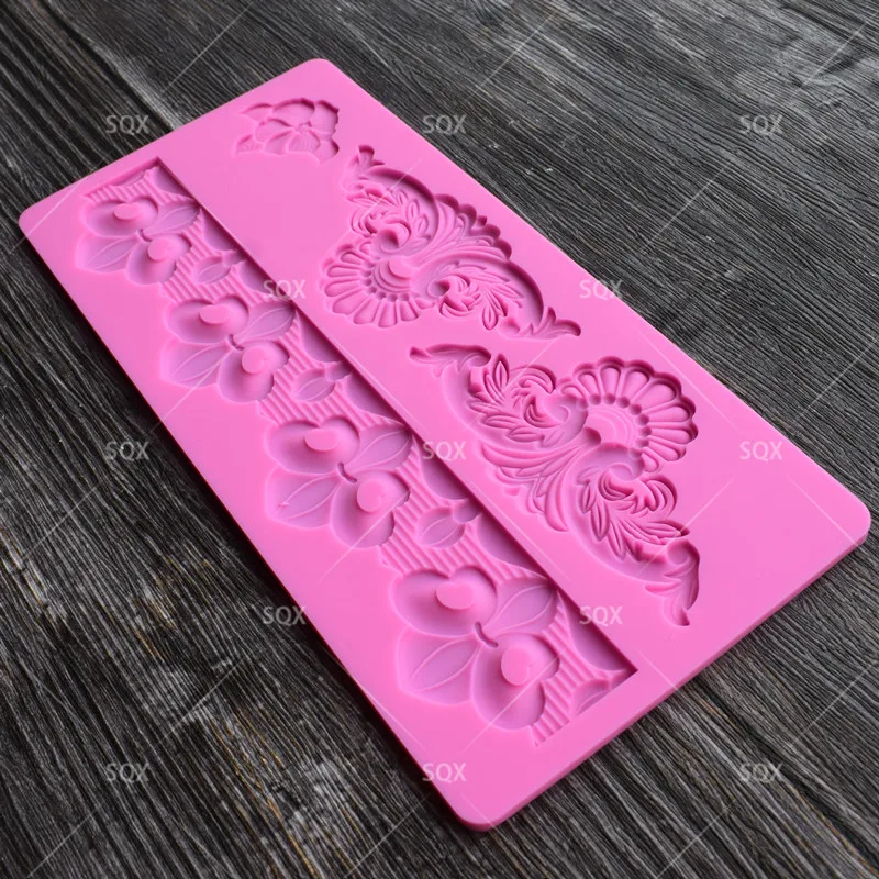 Силиконовые формы торт кружева маты Mold силиконовый шнурок мат инструменты для