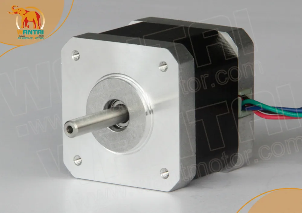 

Promotion!!!! 4-Leads Nema 17 Stepper Motor 4000g.cm,1.7A, 2phases CNC of wantai 42BYGHW609 3D Makerbot Reprap Printer