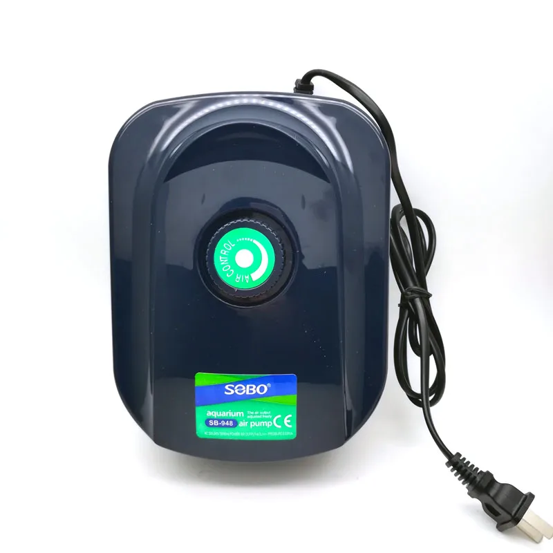 

Silent Aquarium Air Pump Fish Tank Air Output Adjustable Flow Oxygen Air Pump 2/4 Outlets Aquarium Pump