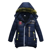 childrens winter jacket boys hooded cotton wear snow warm jacket coat for baby boy 3 6 years kids overcoat clothing