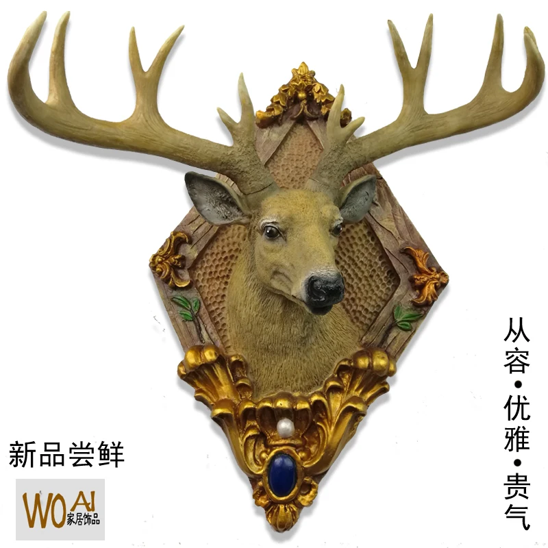 Голова искусства Ремесла Европейская голова оленя настенная мебель для дома