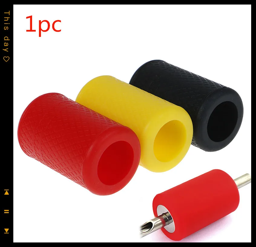 Новинка 1 шт. мягкое силиконовое покрытие рукоятки машинки для татуажа